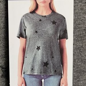Heather Gray Stars Short Sleeve Tee